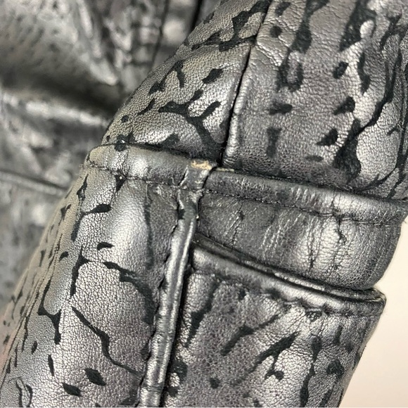 Vintage Gino Di Giorgio by Cominy Leather Bomber Jacket Men's Size Large 80s 90s - Picture 12 of 16